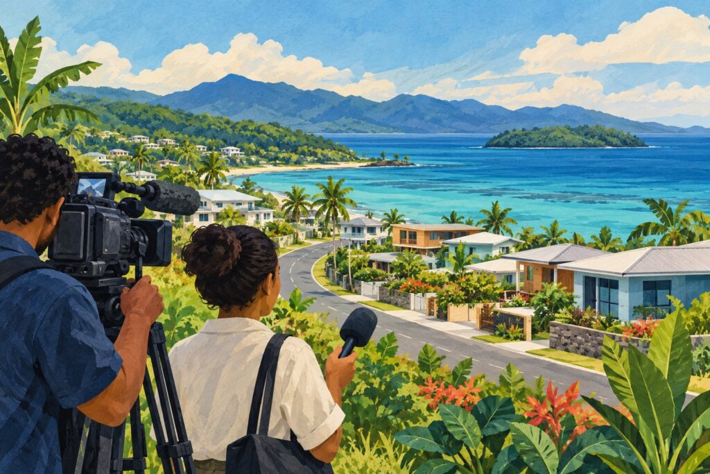 Editorial illustration: THE Rainbow City attracts foreign media